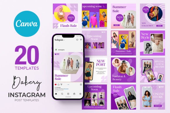 20 Fashion Instagram Templates CANVA: A Designer's Toolkit