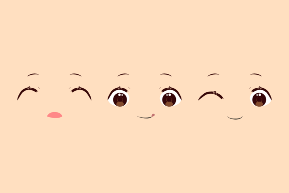 Bringing Charm to Your Designs with Kawaii Face Templates