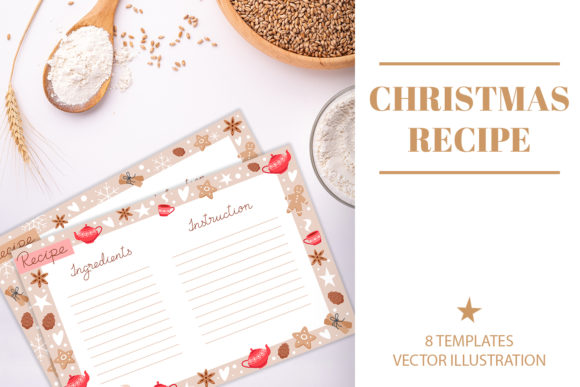 Designing Holiday Magic with Christmas Baking Recipe Templates
