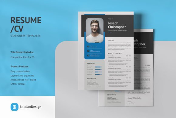 Elevate Your Career with Resume CV PSD Templates Vol 176