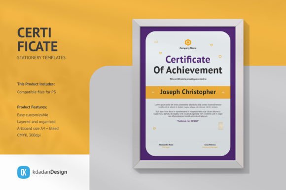 Modern Certificate PSD Templates Vol 034: A Designer's Review