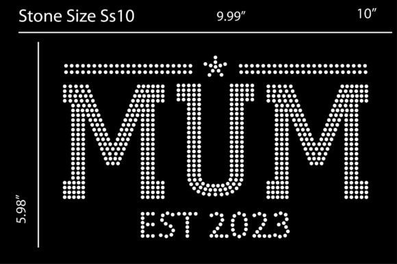 Mum, Rhinestone Design Templates: Crafting with Sparkle
