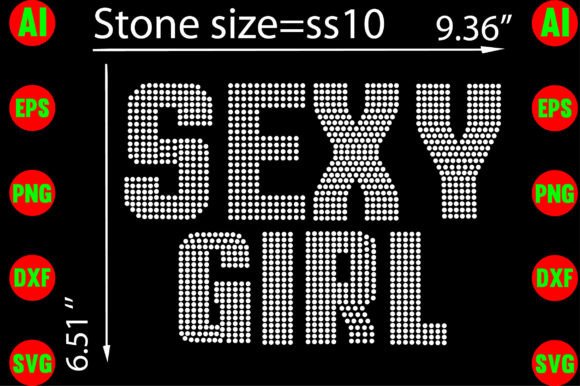 Unleash Your Creative Vision with Sexy Girl Rhinestone Templates