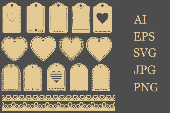 Valentine's Day Label Templates: Design Assets for Modern Projects